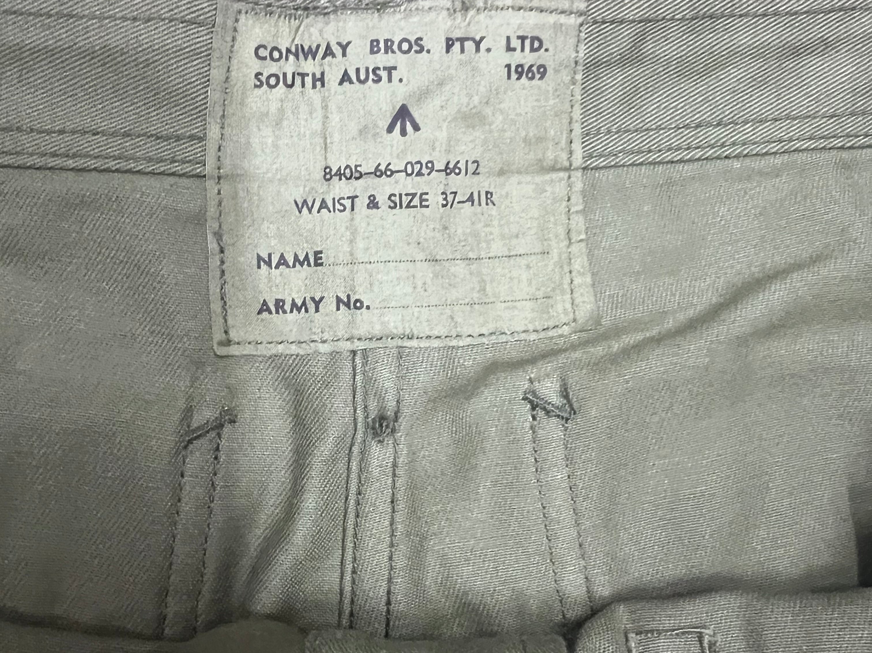Australian Army Vietnam War Jungle Green Trousers