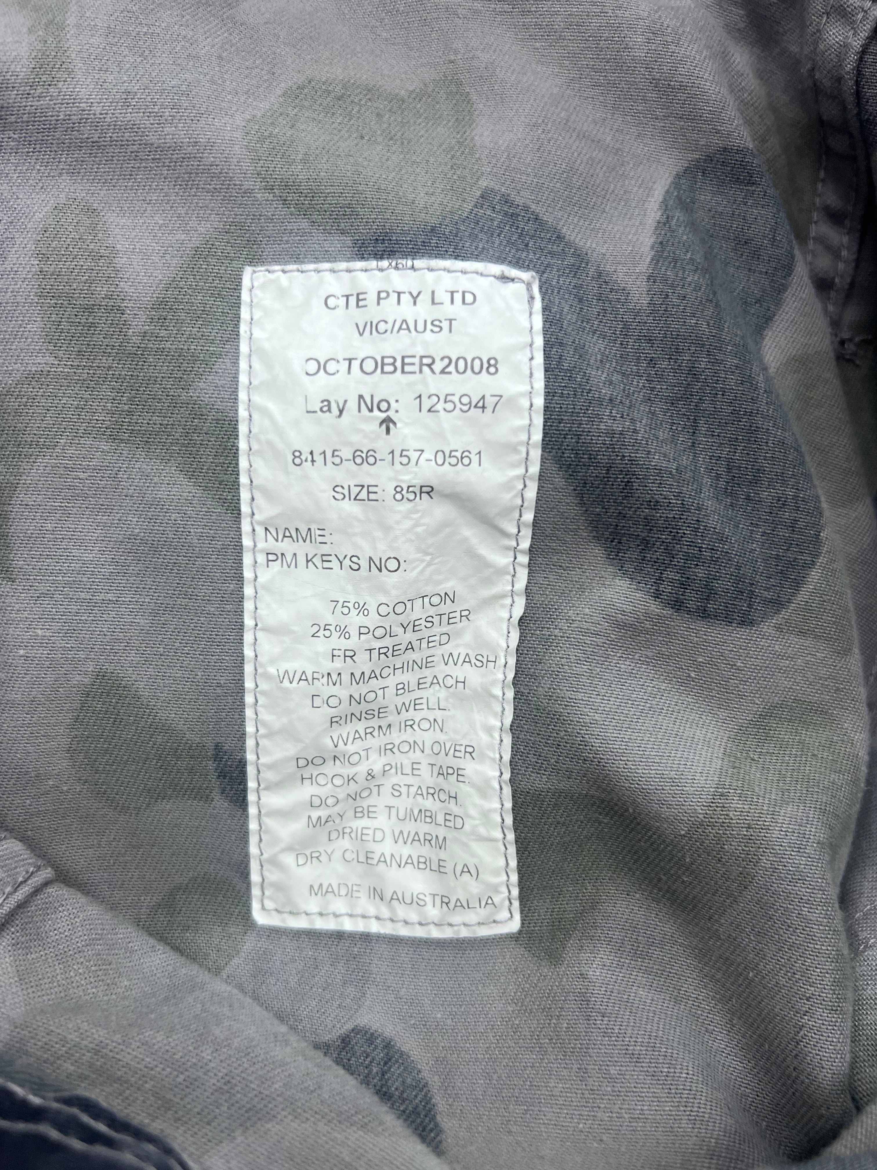 Australian Army DPNU "Navy Camouflage" Pants: Size 85R