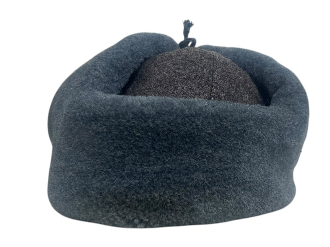 Soviet Russian USSR Ushanka Fur Winter Hat With Badge