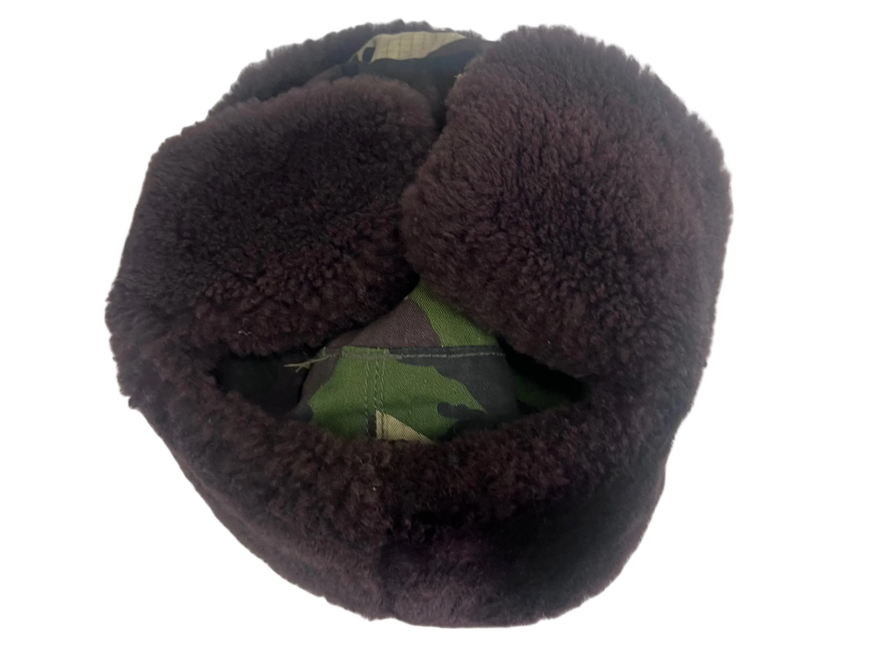 Romanian Army DPM Camouflage Winter Ushanka Hat
