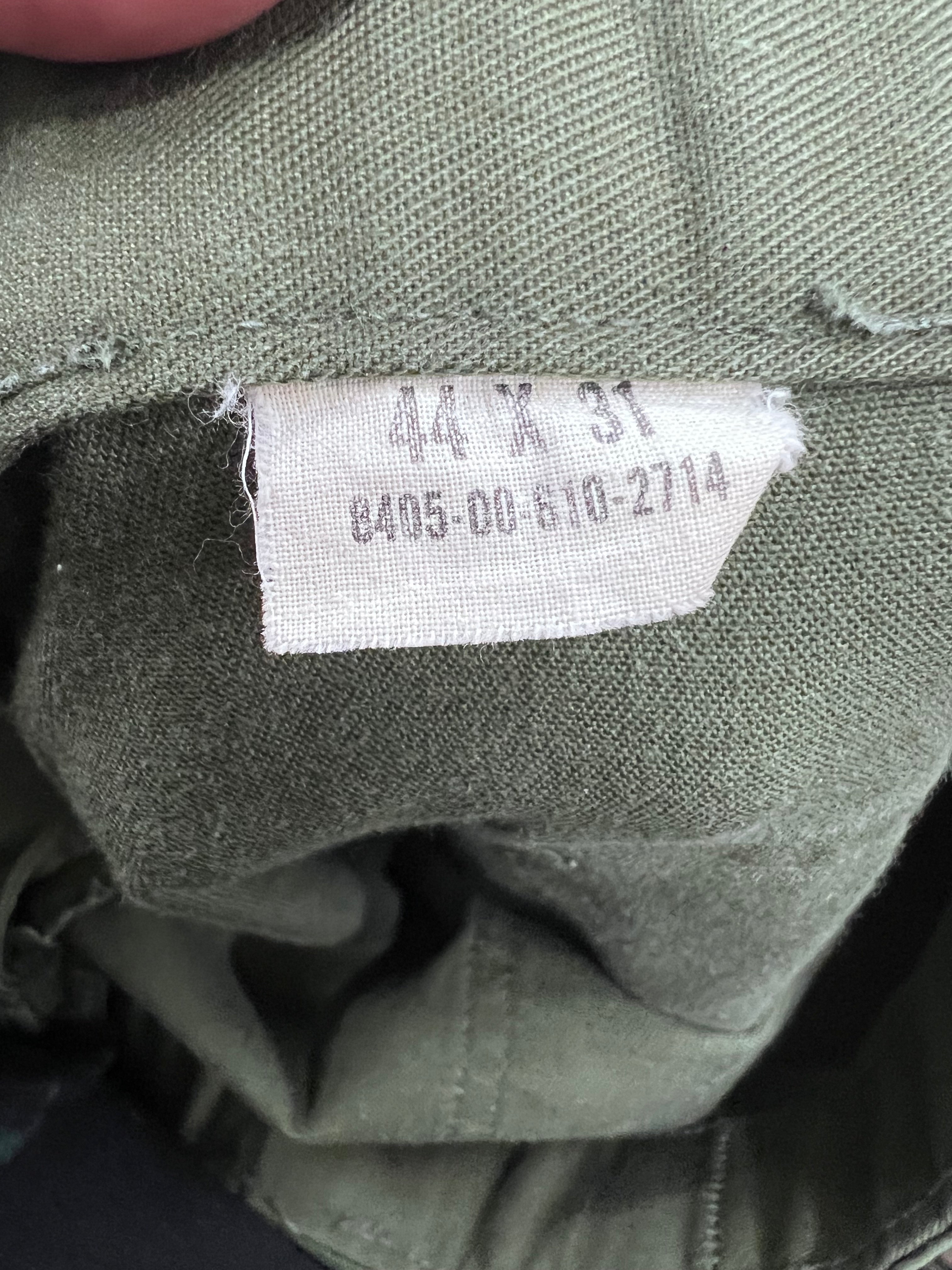 U.S. Army OG-507 DuraPress Fatigue Trousers: Size 44x31